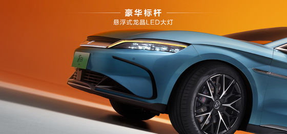 Energy Vehicle BYD Han EV Electric 4WD 715KM Ultra Long Endurance 5 Seat Blue Car